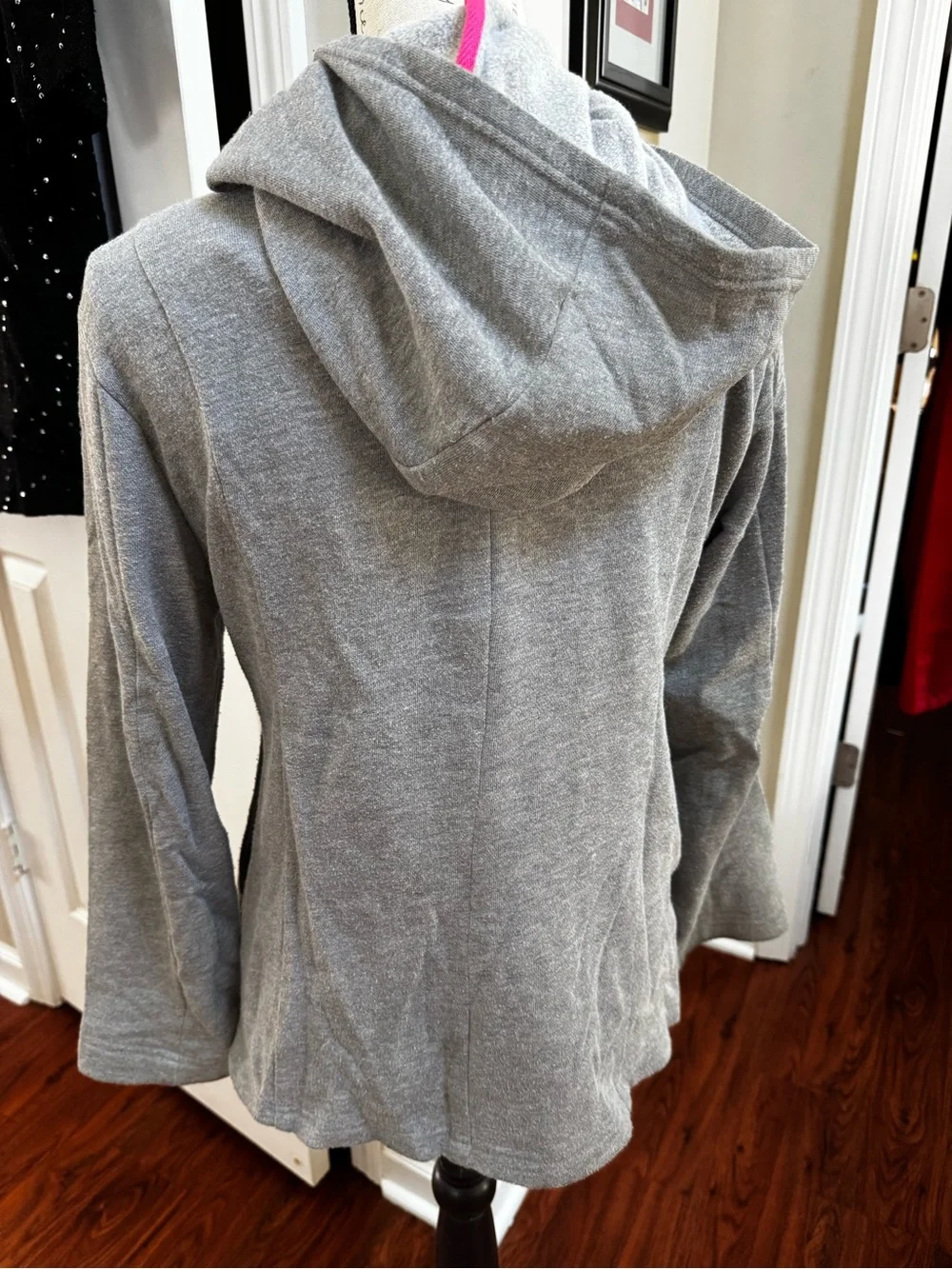 Old Navy Hooded Peacoat Knit Double-Breasted Lightweight but Cozy